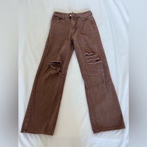 Brown jeans